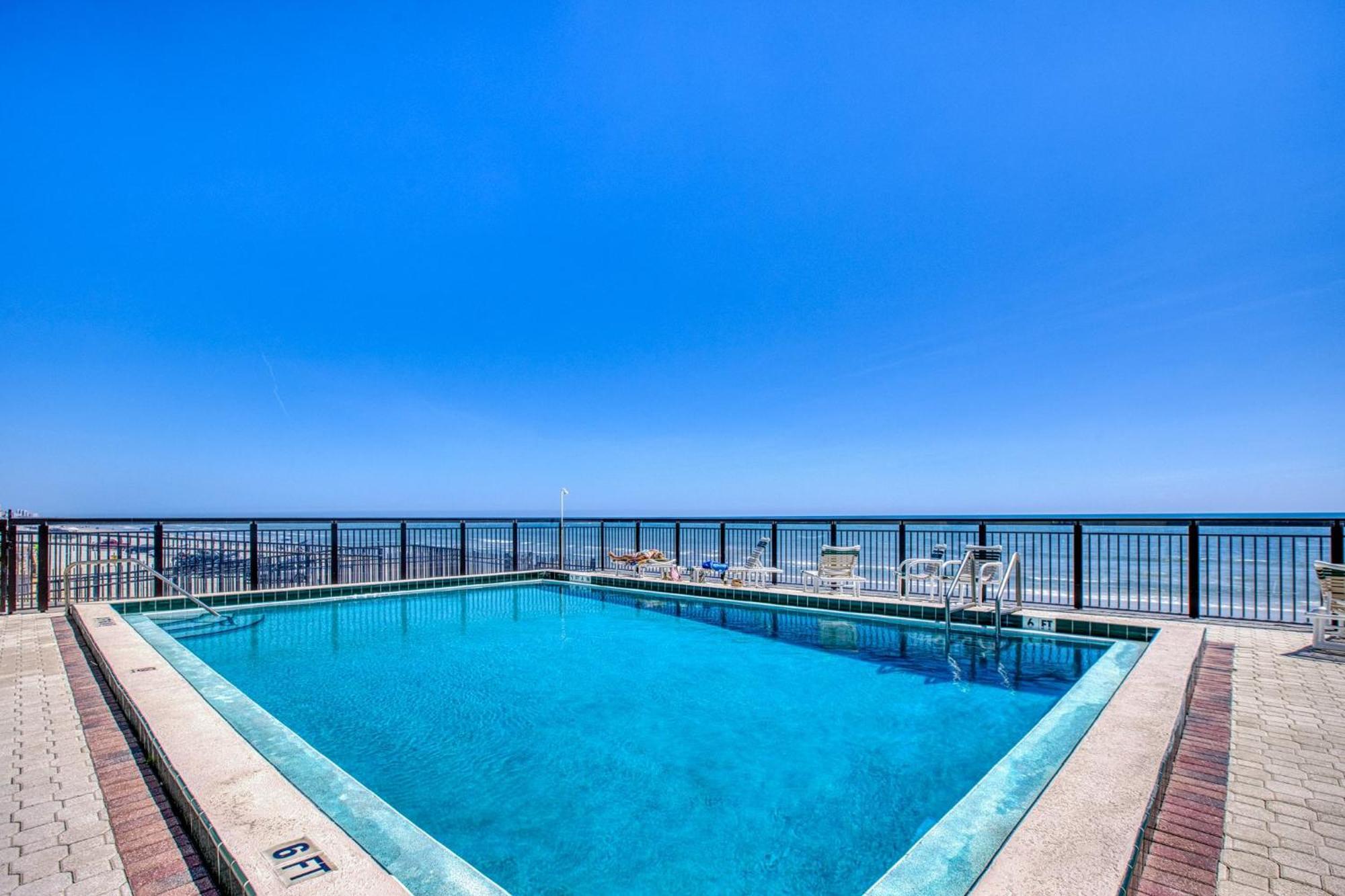 Ocean View With A Beachfront Pool At Ocean Trillium Condo ~ 602 New Smyrna Beach Eksteriør billede